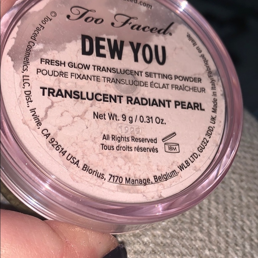 Too Faced Dew You Translucent Setting Powder